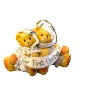 Cherished Teddies 1995 "Our First Christmas Together" ornament